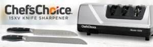 Chef’sChoice 15XV EdgeSelect Professional Electric Knife Sharpener with 100