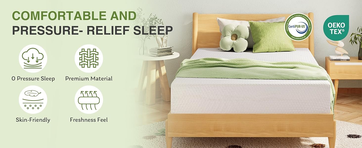 EGOHOME 8 Inch Twin Mattress,