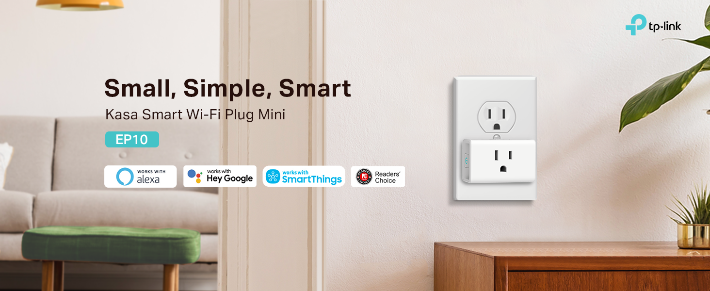 Kasa Smart Plug Mini 15A