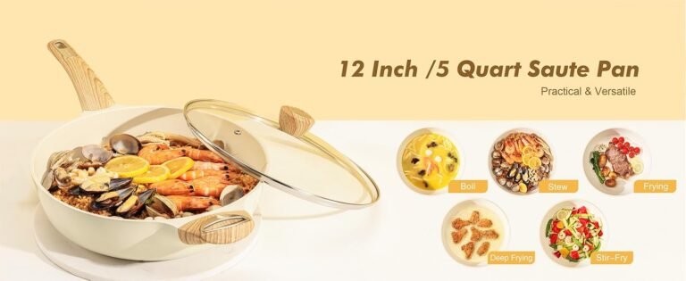 SENSARTE Ceramic Cookware Set