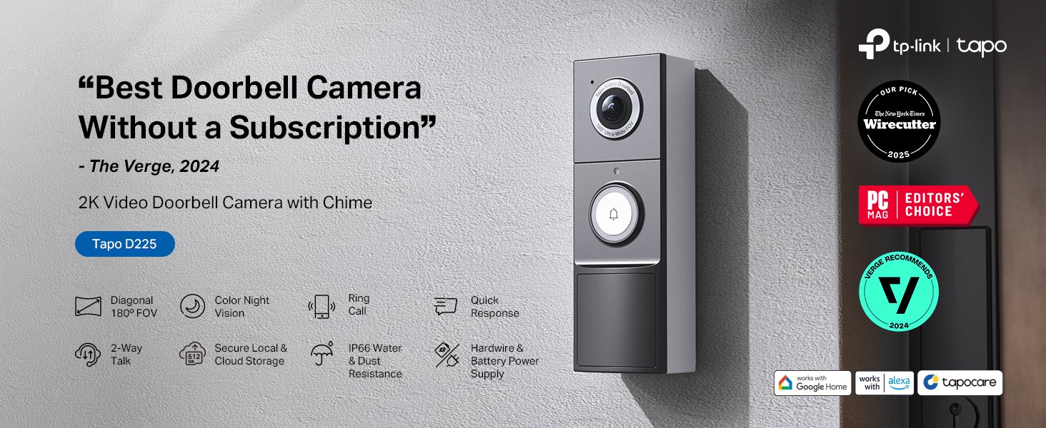 Tapo Smart Video Doorbell D225 The Ultimate Guide to Next-Level Home Security