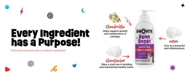 Dinovite BeneBoost Joint Liquid Topper for Dogs