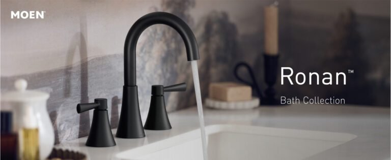 Moen Two-Handle Widespread Bathroom Faucet 84023BL – The Perfect Fusion of Modern Elegance and Reliable Performance