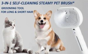 ReNu Dog Brush Shower – The Ultimate Self-Cleaning Pet Grooming Tool for a Healthy, Shiny Coat