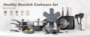 SENSARTE Nonstick Cookware Set Review- Healthy, Non-Toxic, and Perfect for Everyday Cooking