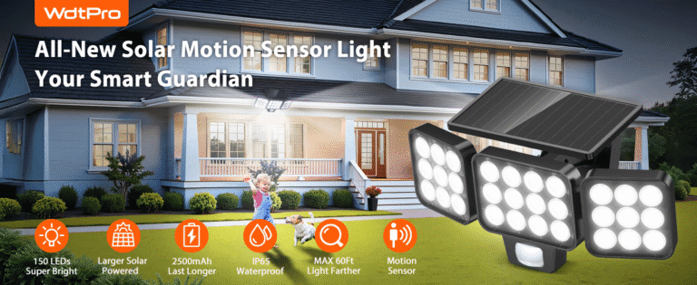 WdtPro Security Spotlights – Ultimate Outdoor Lighting for Safety, Style, and Performance